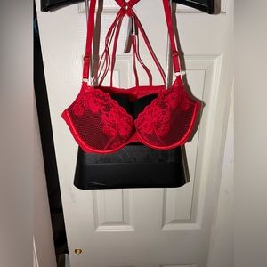 Cacique seriously sexy bra in red lace.